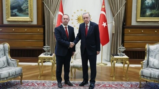 Cumhurbaşkanı Erdoğan, Kuzey Makedonya Meclis Başkanı Gaşi'yi kabul etti