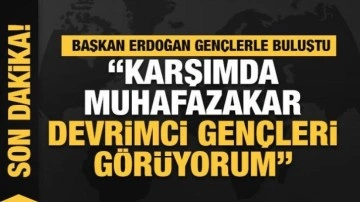 Cumhurbaşkanı Erdoğan, "Mahalle Bizim, Gençlik Bizim" programında açıklamalarda bulunuyor