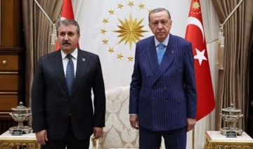 Cumhurbaşkanı Erdoğan, Mustafa Destici’yi kabul etti