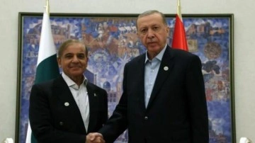 Cumhurbaşkanı Erdoğan, Pakistan Başbakanı Şerif'i kabul etti