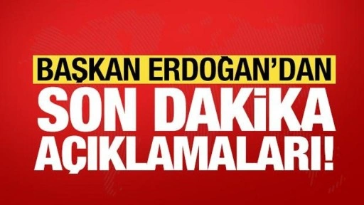 Cumhurbaşkanı Erdoğan son dakika 'Esed' açıklaması!