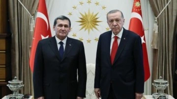 Cumhurbaşkanı Erdoğan Türkmenistan Dışişleri Bakanı Meredov'u kabul etti