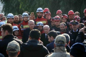 Cumhurbaşkanı Erdoğan ve MHP Lideri Bahçeli Hatay'da