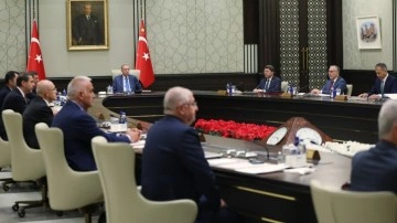 Cumhurbaşkanlığı Kabinesi, Erdoğan başkanlığında Beştepe'de toplandı