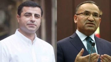 Demirtaş'tan Bakan Bozdağ'a tehdit gibi yanıt: Bizim yerimizde olmanıza fazla kalmadı