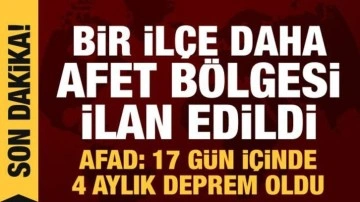 Deprem bölgesinde 17 günde 4 aylık deprem! Gürün de afet bölgesi ilan edildi