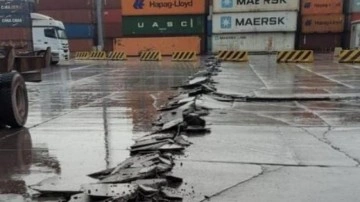 Deprem Hatay'da limanı da vurdu