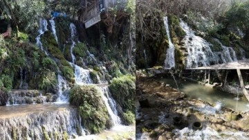 Depremden sonra Hatay'daki şelalenin rengi bile değişti!