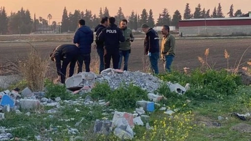 Dere yatağında insan iskeleti bulundu