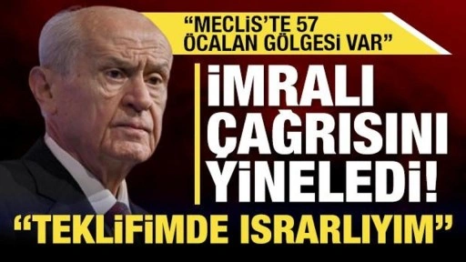 Devlet Bahçeli Öcalan çağrısını yineledi: Teklifimde ısrarlıyım