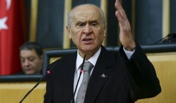 Devlet Bahçeli tribünlerdeki istifa sloganlarına tepki gösterdi