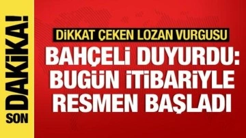 Devlet Bahçeli: Yerel seçim hazırlık sürecine resmen başladık