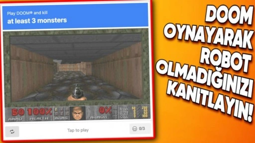 DOOM, Şimdi de CAPTCHA Testinde Oynanabiliyor!