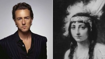 Edward Norton’ın Pocahontas’ın soyundan geldiği ortaya çıktı meğer dedesi