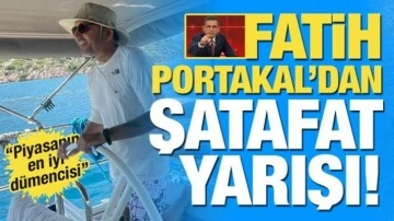 Ekranda garip gureba edebiyatı, arkada lüks hayat... Fatih Portakal'dan şatafat yarışı