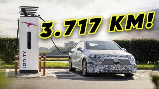 Elektrikli Mercedes-Benz CLA, 24 Saat Mesafe Rekoru Kırdı