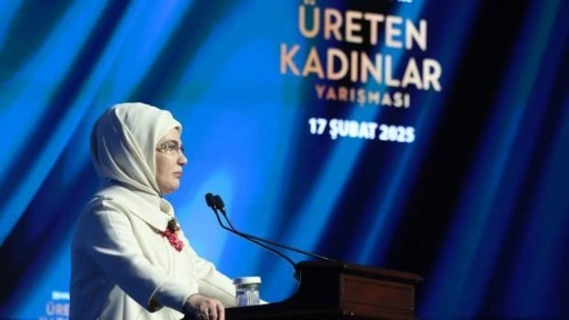 Emine Erdoğan, 'Halkbank Üreten Kadınlar Yarışması Ödül Töreni'nde konuştu