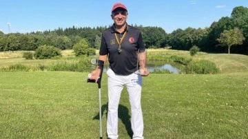 Engelli milli golfçü Mehmet Kazan, Almanya'da 2 birincilik kupası kazandı