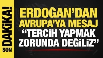 Erdoğan: AB ile Şangay İşbirliği Teşkilatı arasında tercih yapmak mecburiyetinde değiliz