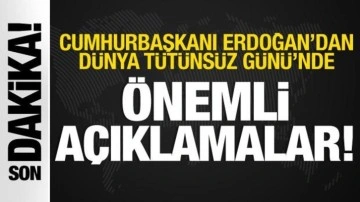 Erdoğan'dan gençlere 'tütün' uyarısı: Her yıl 85 bin insanımızı kurban veriyoruz!