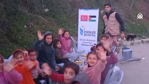 Esenler Belediyesi "Çocuk İftarı"nı bu yıl Gazze'de gerçekleştirdi