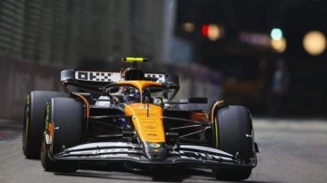 F1 Singapur GP'de kazanan Lando Norris