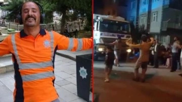 Fenomen temizlik işçisine Ankara'dan rakip çıktı! Gülümseten anlar kamerada