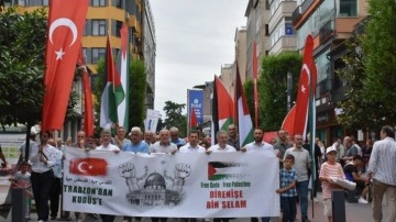 Filistin'e destek yürüyüşünde İslam alemine sert sözler: Birlik olamadık