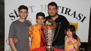 Galatasaray'ın şampiyonluk kupası Siirt'te