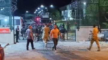 Geri Gönderme Merkezi'nde yangın çıkaran 20 kişiye tutuklama