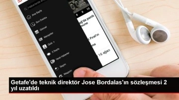 Getafe Teknik Direktörü Jose Bordalas'ın Sözleşmesi Uzatıldı
