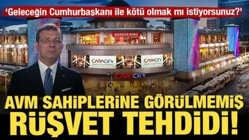 Görülmemiş rüşvet tehdidi! 'Geleceğin Cumhurbaşkanı ile kötü olmak mı istiyorsunuz?'