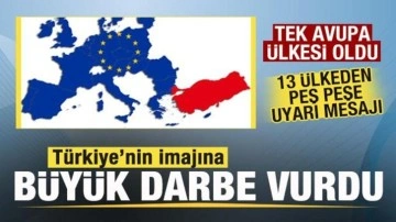 Gündemden düşmüyor! Türkiye'nin imajına büyük darbe vurdu! Tek Avrupa ülkesi oldu