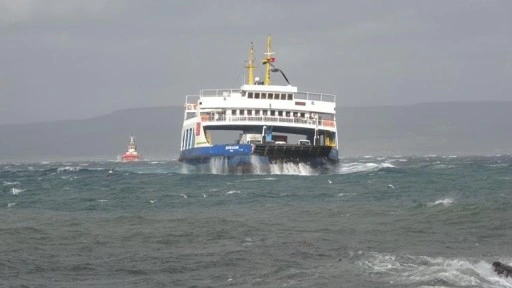 Güney Marmara'da bazı feribot seferleri iptal edildi