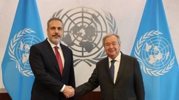 Hakan Fidan BM Genel Sekreteri Guterres ile görüştü