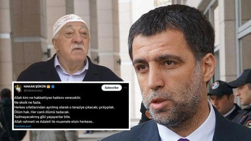 Hakan Şükür, Fetullah Gülen'in ölümünün ardından bunu paylaştı!