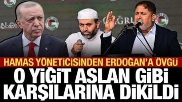 Hamas yöneticisi Nassar'dan Cumhurbaşkanı Erdoğan'a övgü: Aslan gibi karşılarına dikildi