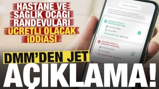 'Hastane ve sağlık ocağından randevu almak için para ödenecek' iddiasına yalanlama!