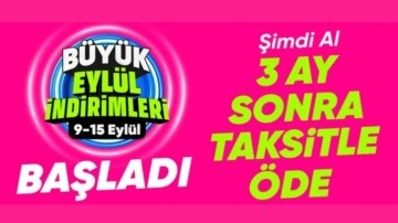 Hepsiburada Büyük Eylül İndirimleri