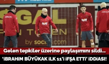 İbrahim Büyükak 'Galatasaray'ın derbi 11'ini ifşa etti' iddiası!