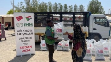 İHH'dan Sudan'ın 3 farklı şehrinde binlerce kişiye destek