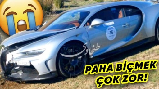 İki Bugatti Chiron'dan Milyonlarca Dolarlık Trafik Kazası