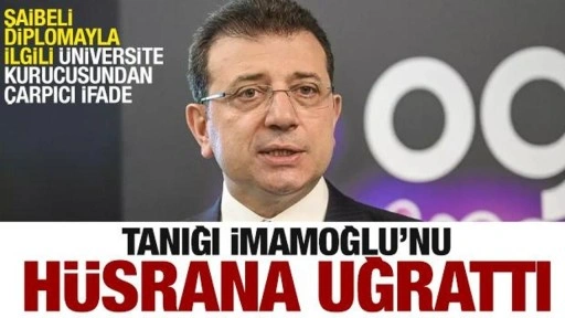 İmamoğlu'nun tanığı da itiraf etti! Şaibeli diploma soruşturmasında yeni gelişme