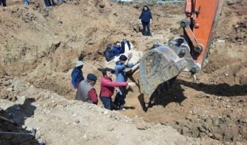 İnşaat temeli kazısı yapılan alanda çeşitli figürlere sahip lahit bulundu