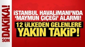 İstanbul Havalimanı'nda 'maymun çiçeği virüsü' alarmı!