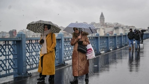 İstanbul için gök gürültülü sağanak uyarısı