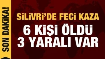 İstanbul'da katliam gibi kaza: TIR karşı şeride geçti, araçlara çarptı: 6 ölü