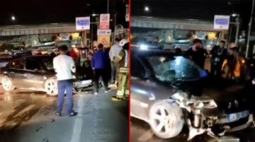İstanbul'da park halindeki araçta oturan 3 hakem, arkadan gelen aracın çarpmasıyla yaralandı