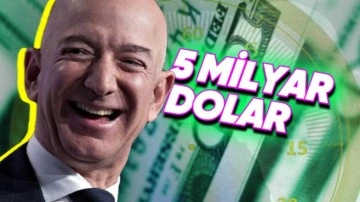 Jeff Bezos, 5 Milyar Dolarlık Amazon Hissesi Sattı