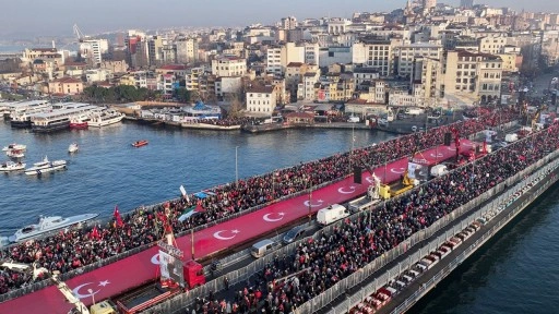 Kabine üyelerinden İstanbul'daki Filistin'e destek eylemine ilişkin paylaşım